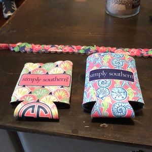 Simply southern coozies and sunglass strap